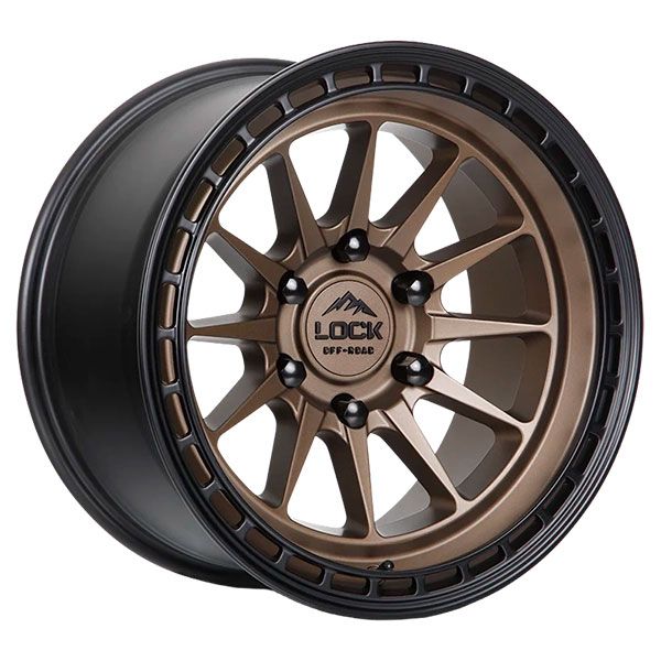 Lock Off-Road Baja Desert Bronze wheel