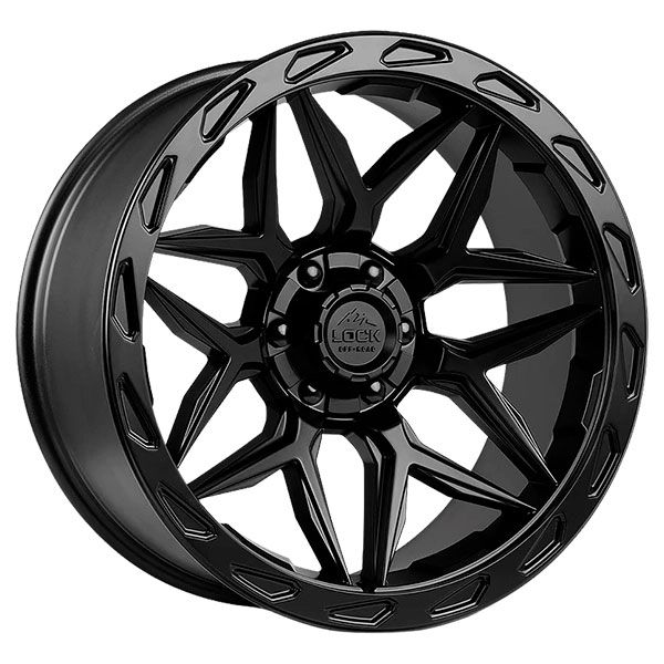 Lock Off-Road Matrix Matte Black wheel