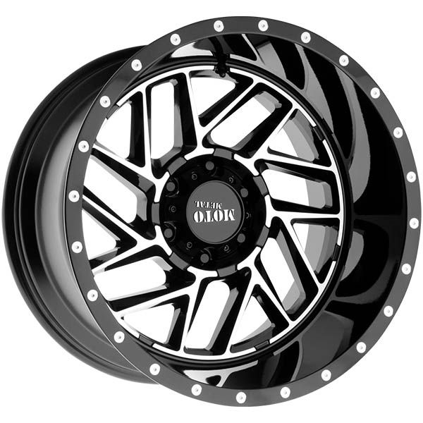 Moto Metal MO985 Breakout Gloss Black Machined wheel