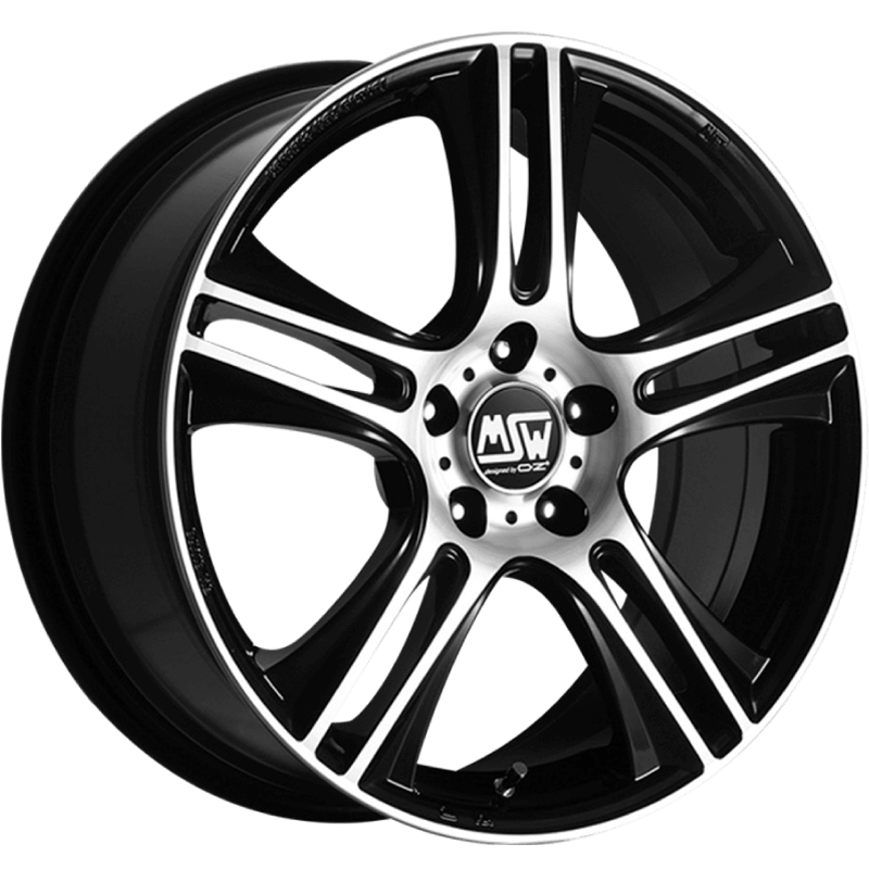 MSW 11 Gloss Black Full Polished Wheels