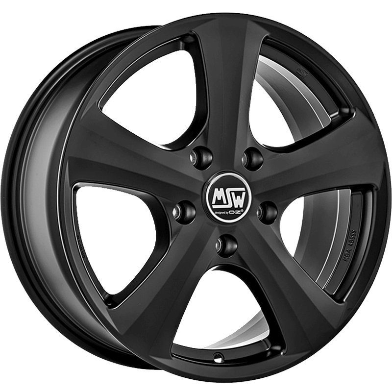 MSW 19 Matt Black Wheels