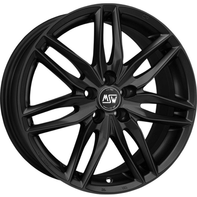 MSW 24 Matt Black Wheels