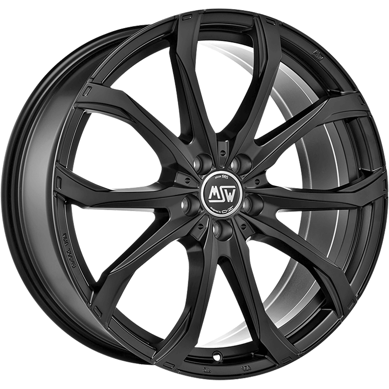 MSW 48 Matt Black Wheels