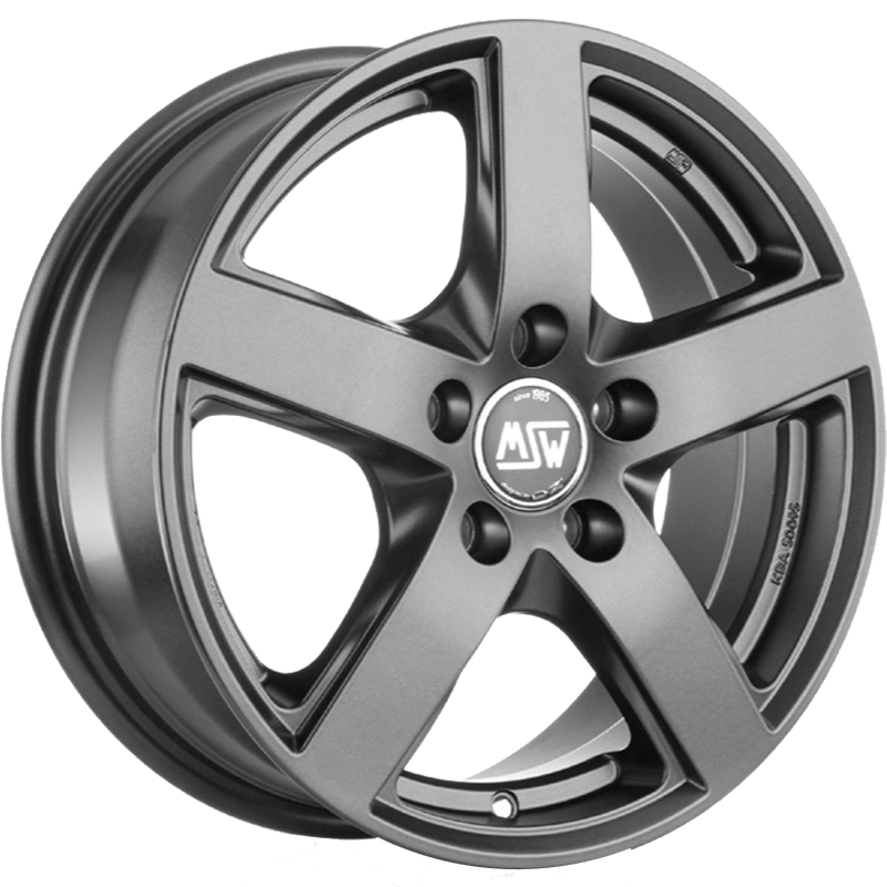 MSW 55 Matt Dark Grey Wheels