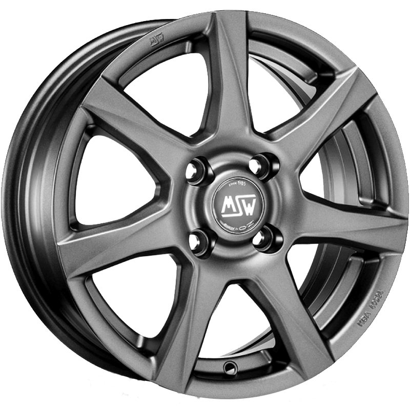 MSW 77 Matt Dark Grey Wheels