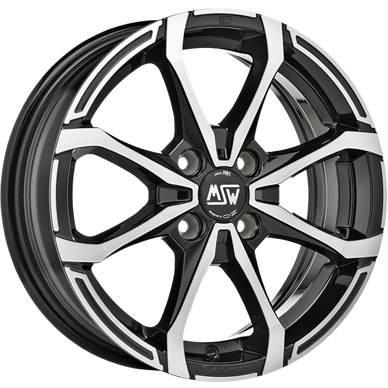 MSW X4 Gloss Black Full Polished Wheels