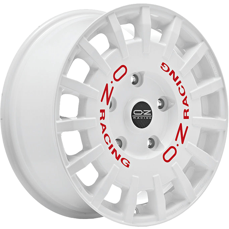 OZ Racing RALLY RACING VAN RACE WHITE RED LETTERING Wheels