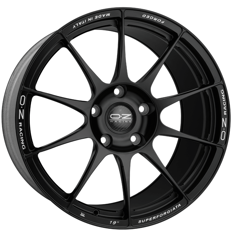 OZ Racing SUPERFORGIATA Matt Black Wheels