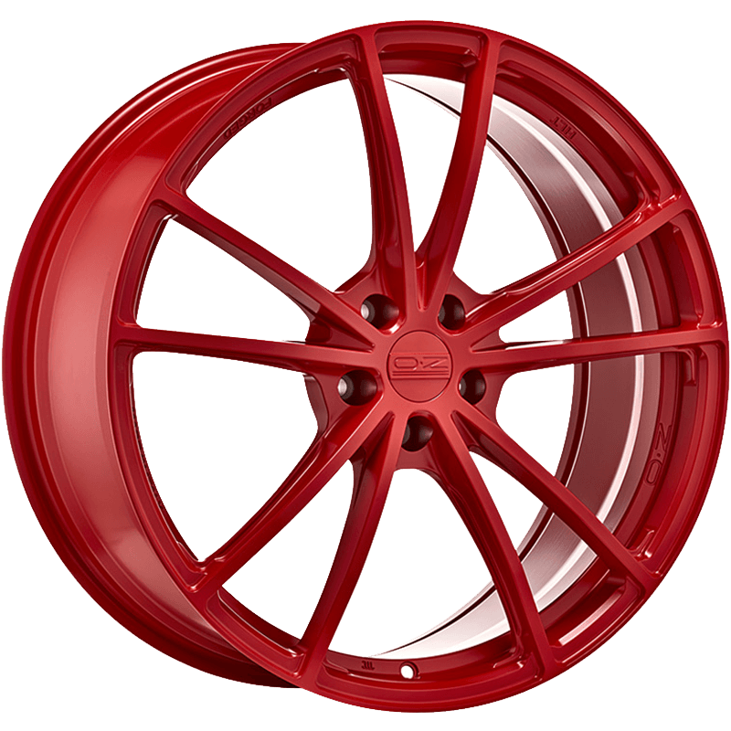 OZ Racing ZEUS Matt Red Wheels