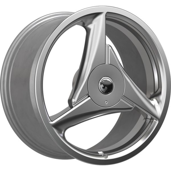 Panthera Tri-Spoke Silver Wheels