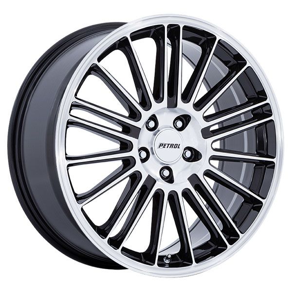 Petrol P1D Gloss Black with Machined Face wheel