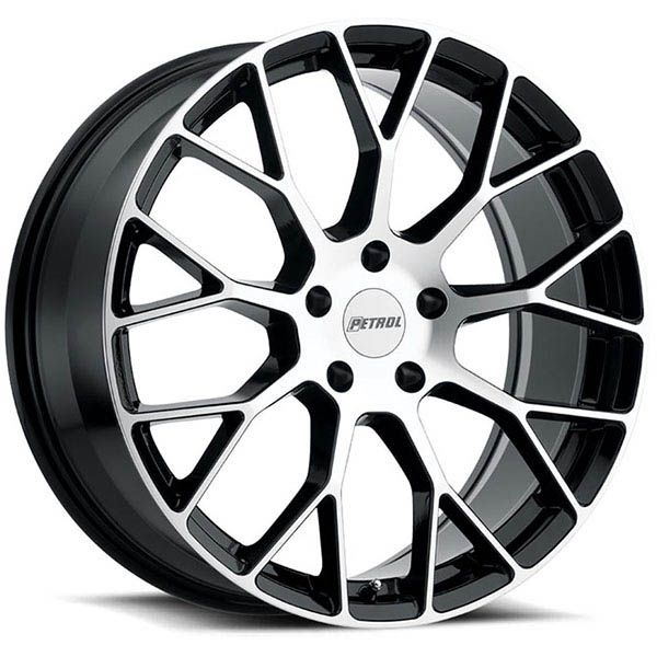 Petrol P2B Gloss Black w/machined face wheel