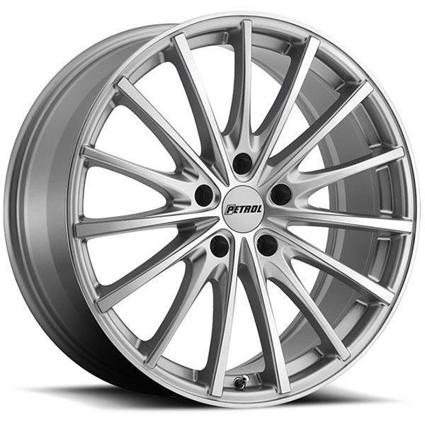 Petrol P3A Silver w/machined cut face wheel