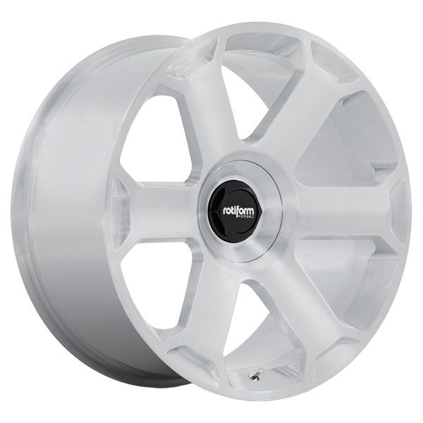 Rotiform AVS Brushed Silver wheel