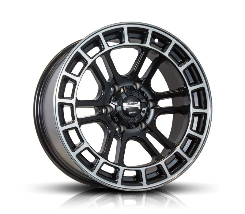 Simmons Rugged RF3 Matt Black Tint Machined Wheels