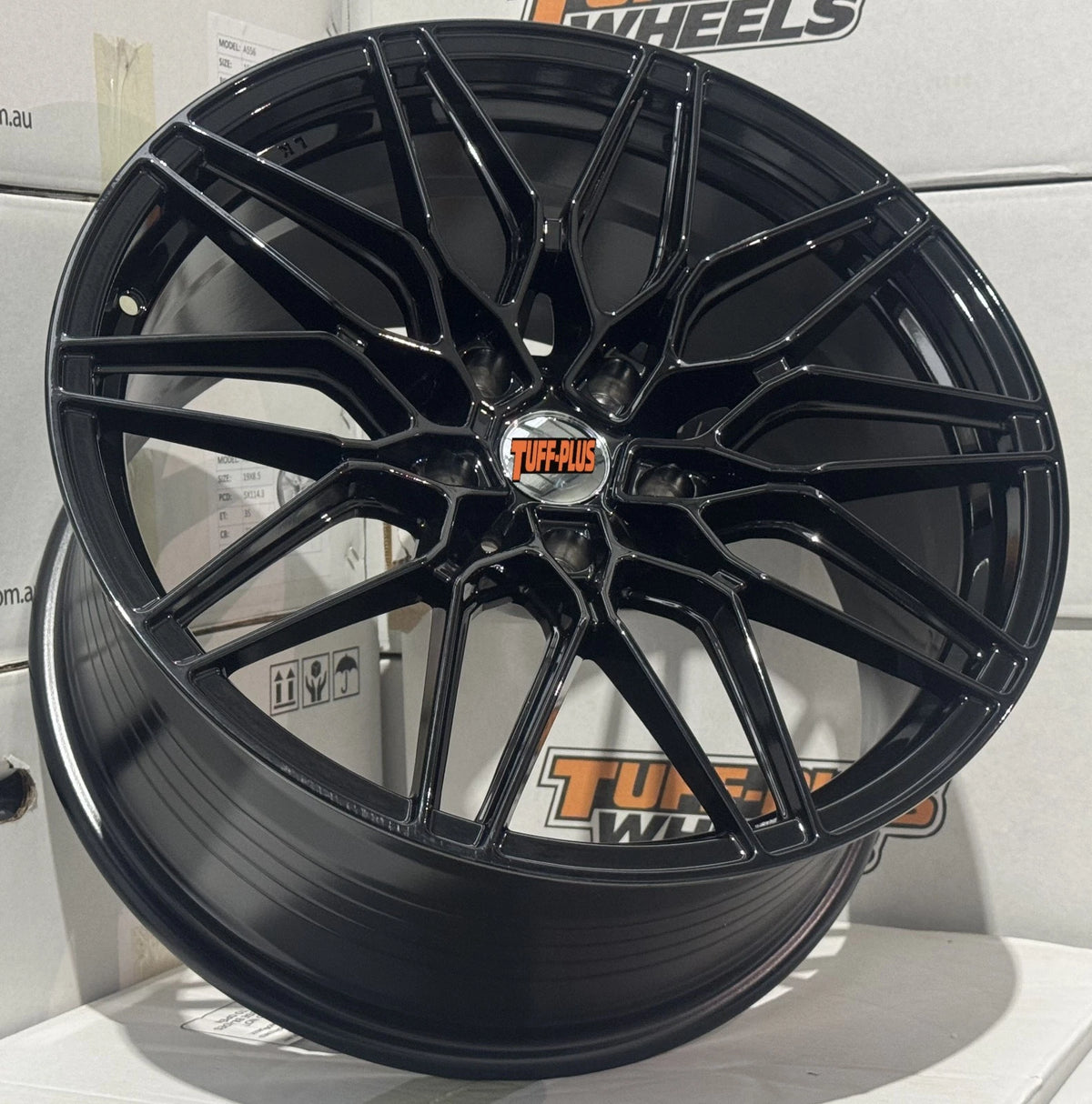 Tuff Plus BMW M Power Mesh Style Gloss Black Wheels