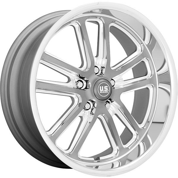 US Mags Bullet U130 Textured Gunmetal Milled wheel