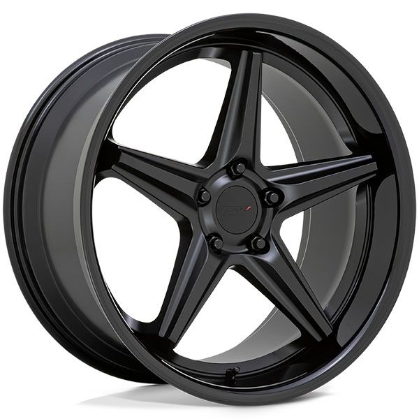 TSW Launch Matte Black with Gloss Black Lip