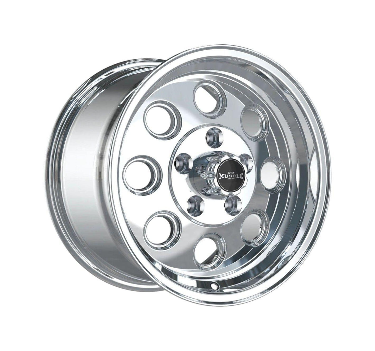 CTM Muscle Drag Light II Polished Wheels