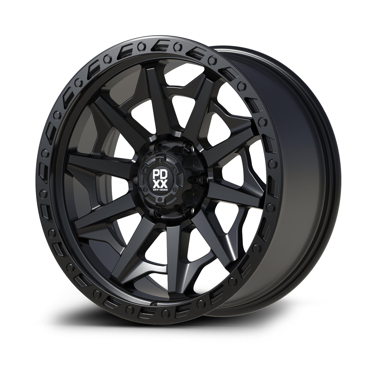 PDXX Offroad Viking Satin Black Wheels
