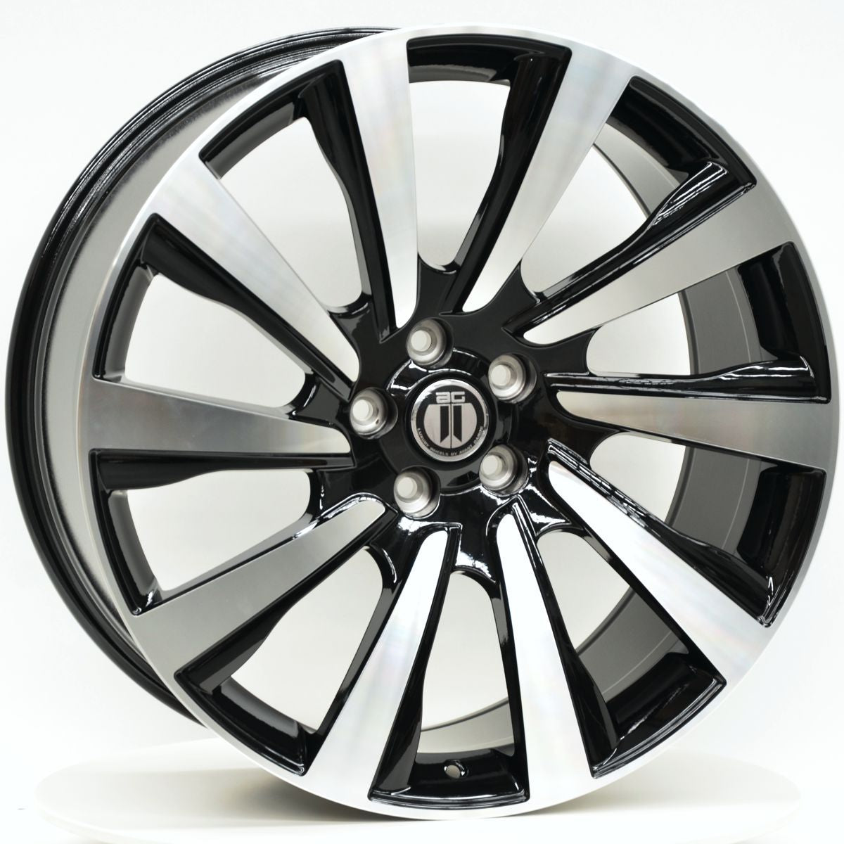 AG Wheels STATUS Black Machined Wheels