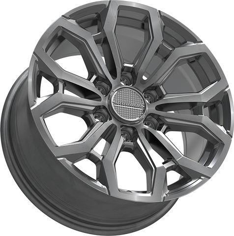 Warrior Thor Gunmetal Brushed Face Wheels