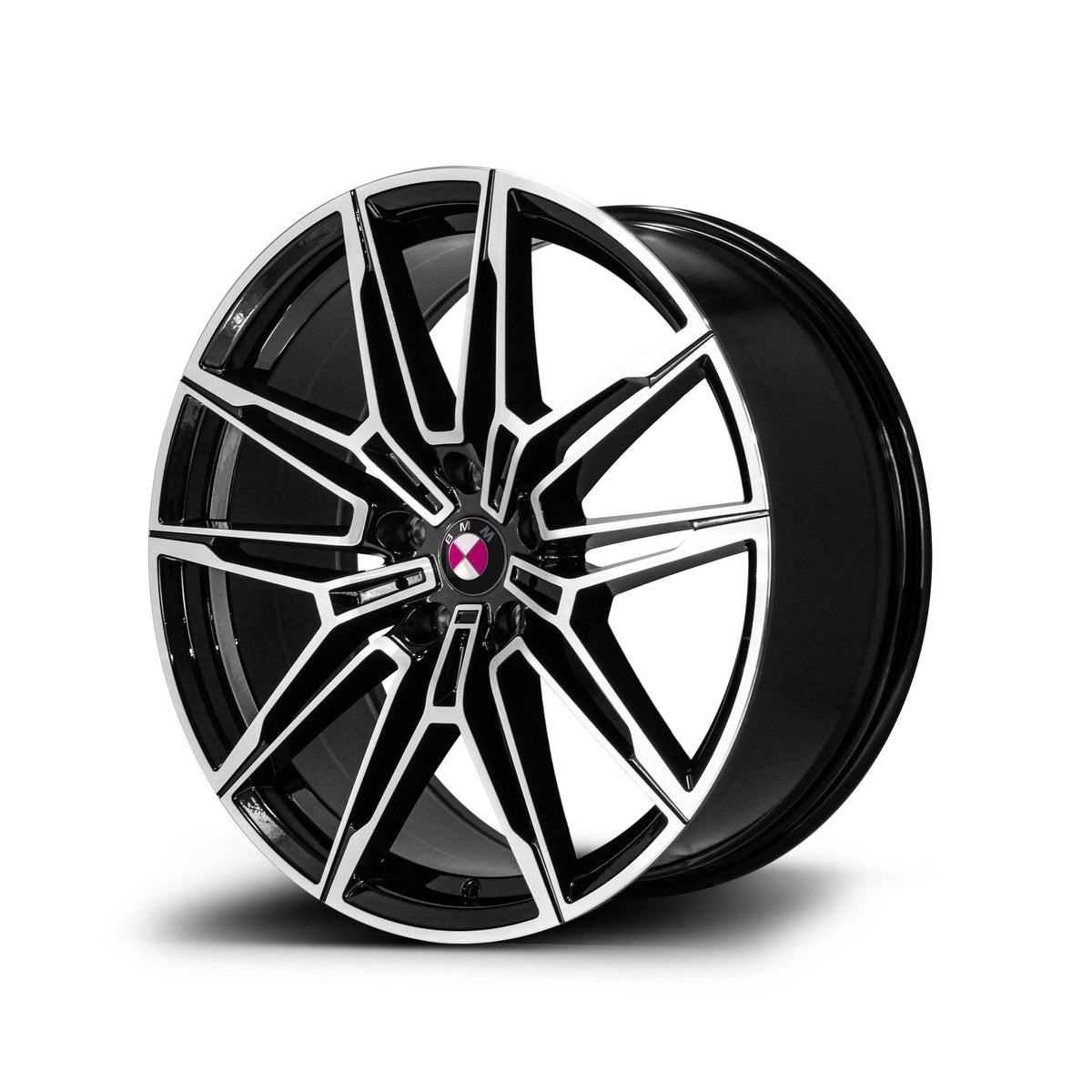RSeries BM391 Gloss Black Machined Face Wheels