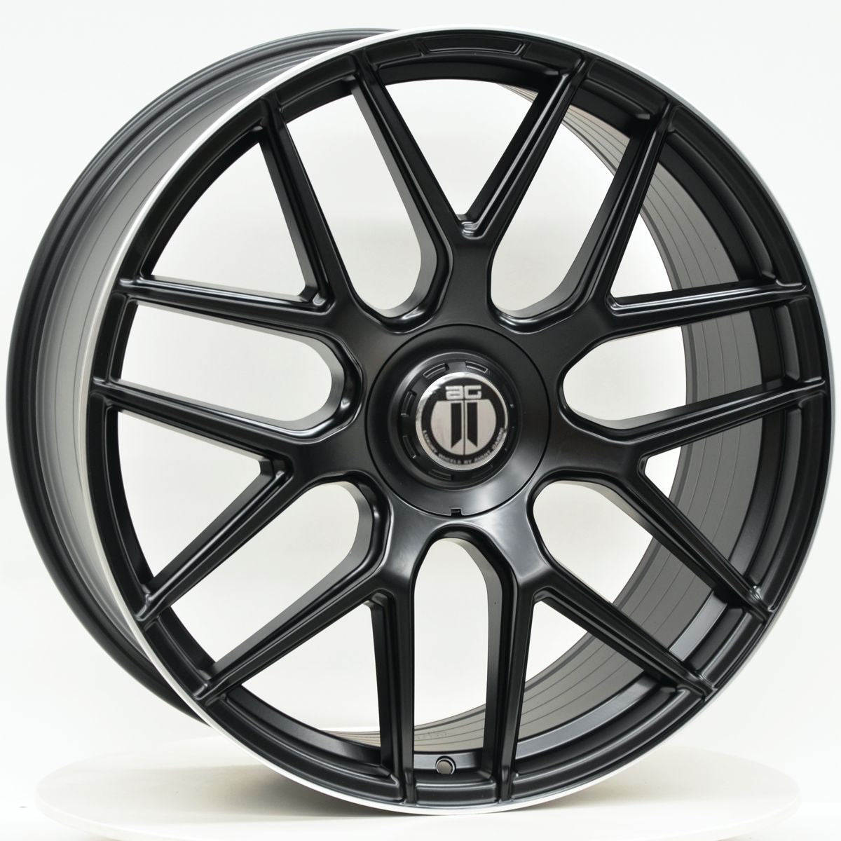 AG Wheels AM636 Black Machined Lip Wheels