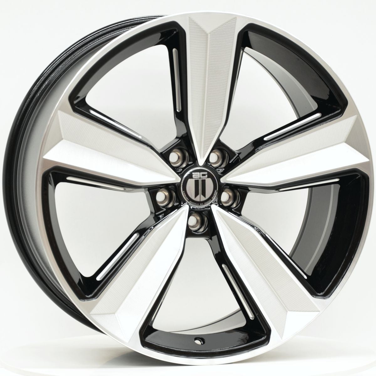 AG Wheels CLAW Black Machined with Milled Spokes Wheels