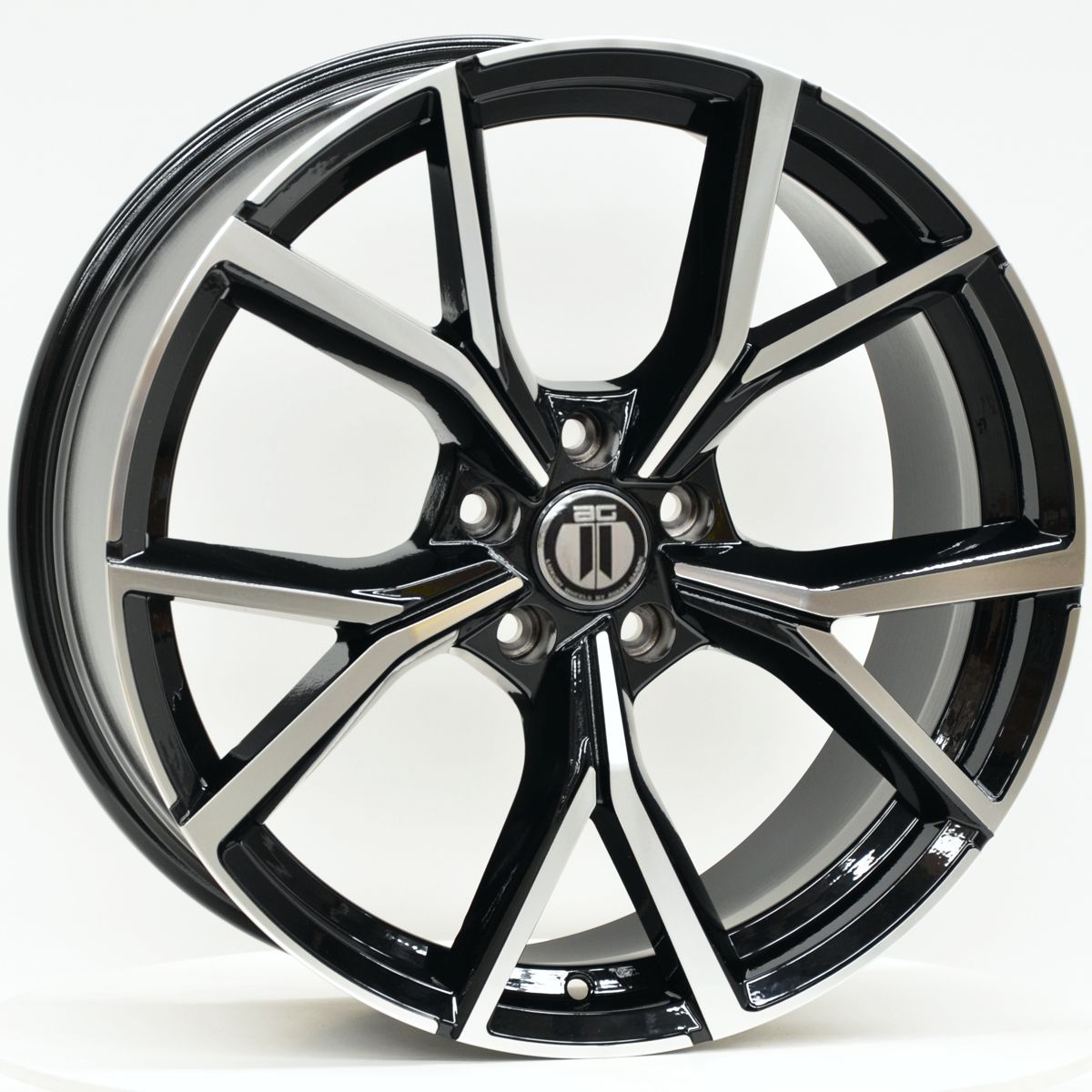 AG Wheels BOLT Black Machined Wheels