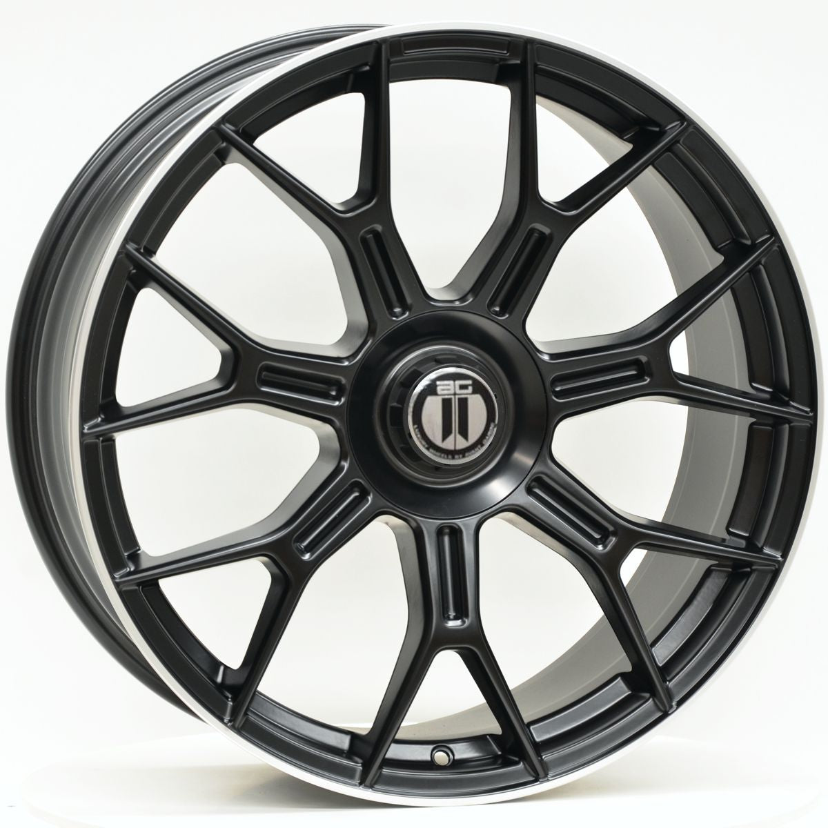 AG Wheels AM639 Black Machined Lip Wheels