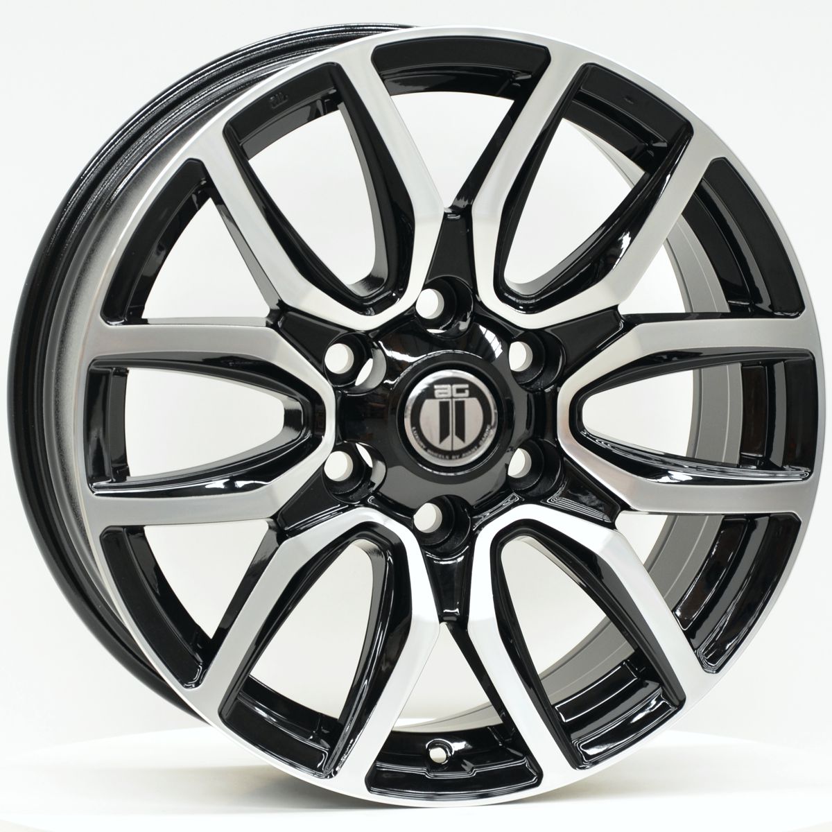 AG Wheels TRT2 Style Black Machined Wheels
