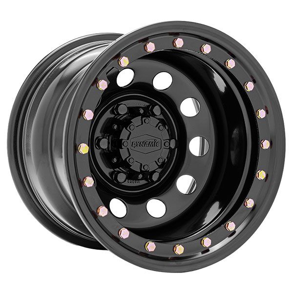 Dynamic Steel Simulated Beadlock Round Black