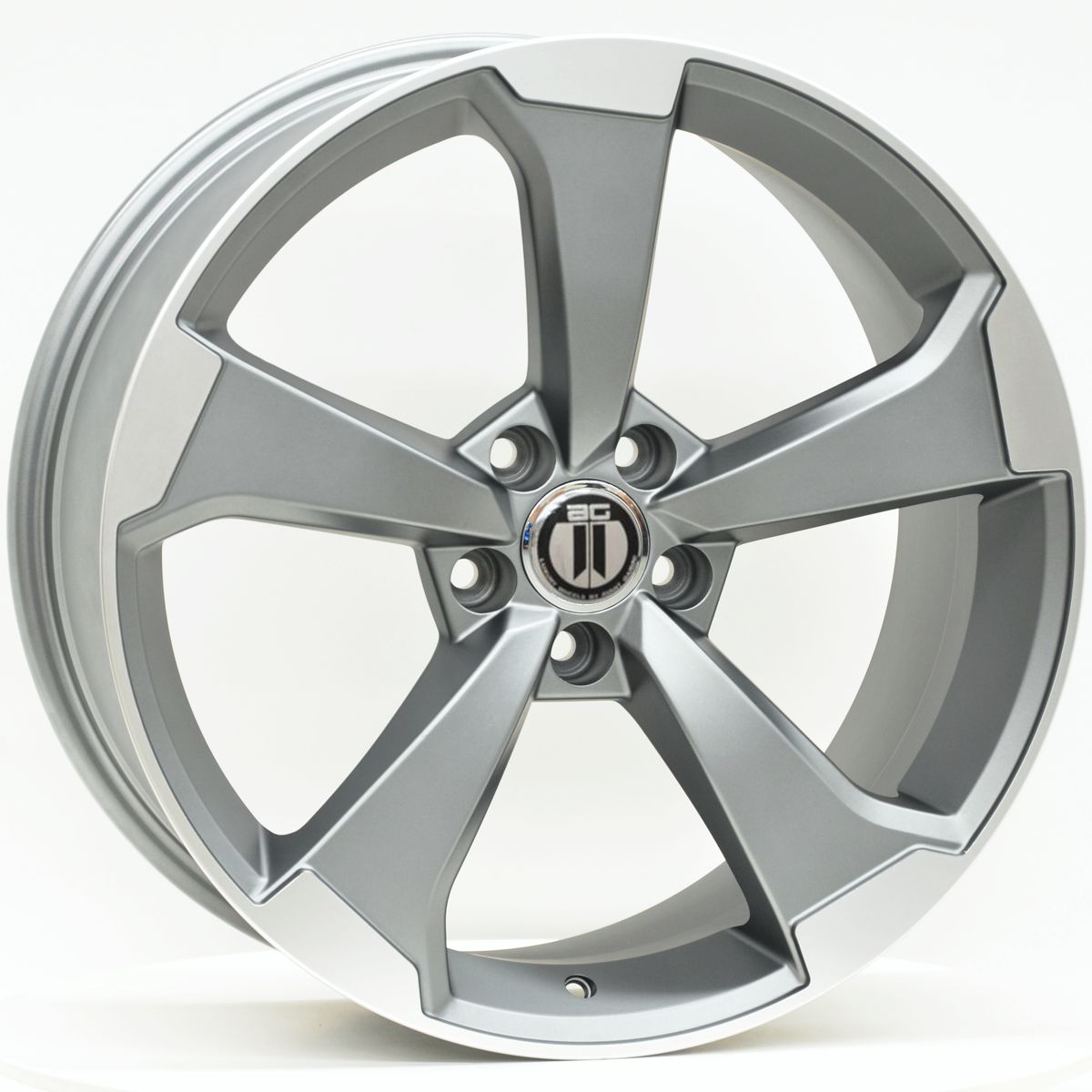 AG Wheels RS3 Grey Machined Wheels