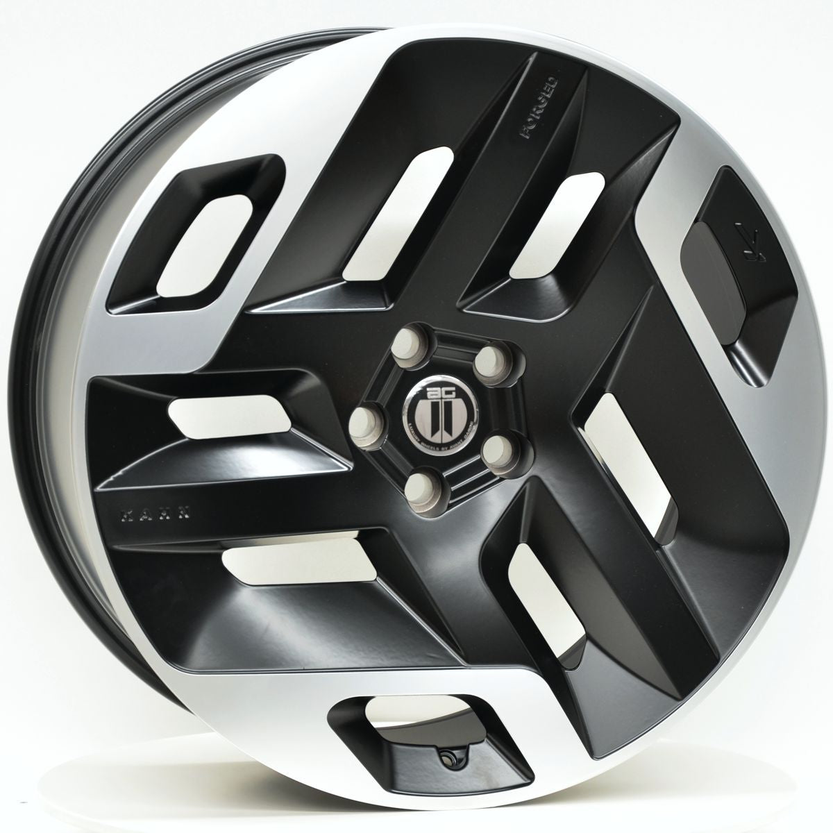 AG Wheels TITAN Satin Black Machined Wheels