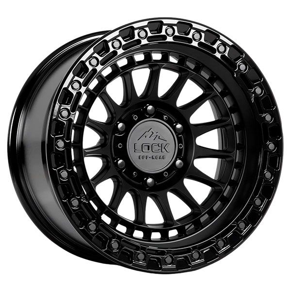 Lock Off-Road Mojave Matte Black Gloss Lip