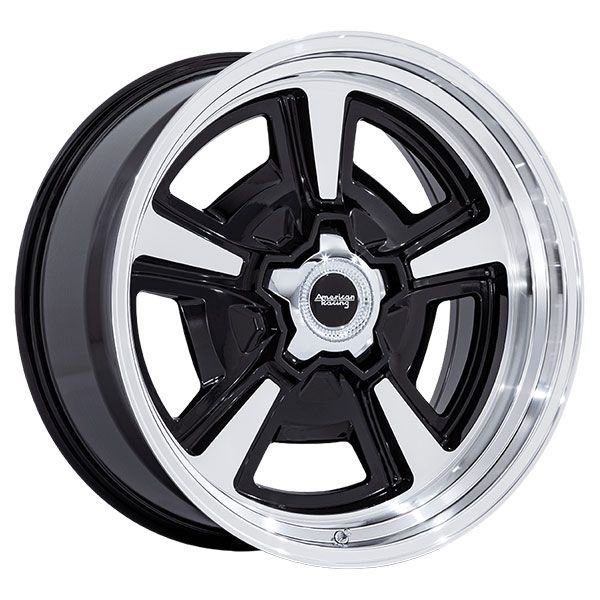 American Racing Marauder Gloss Black w/diamond cut lip