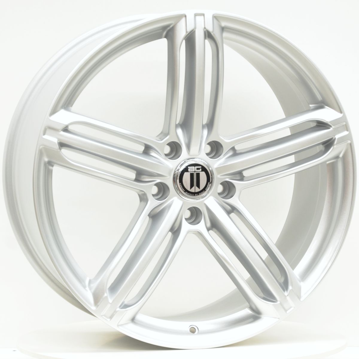 AG Wheels RS6 Bright Silver Wheels
