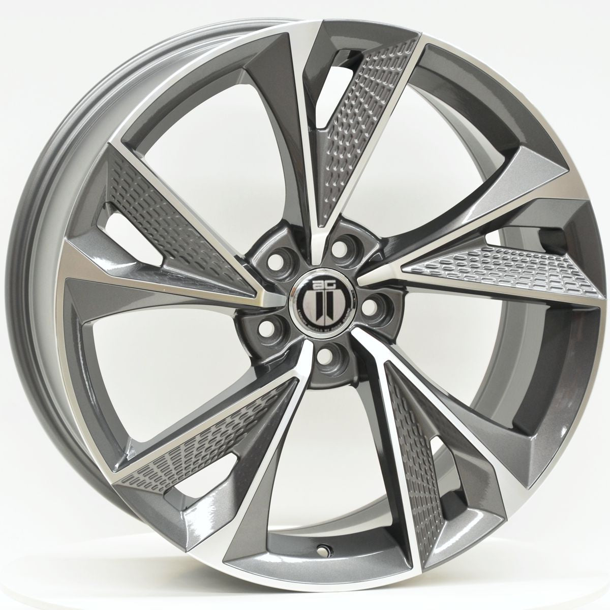 AG Wheels FANTOM Grey Machined Wheels