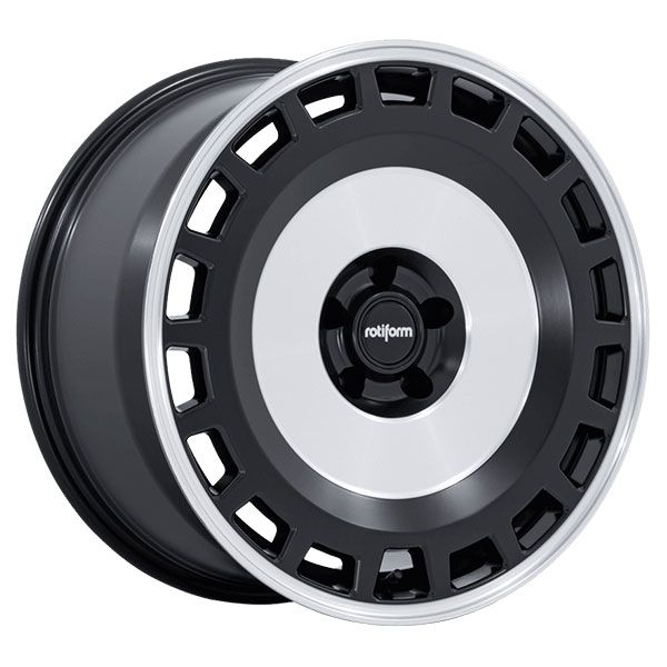 Rotiform ZBF Matte Black with Machined Face