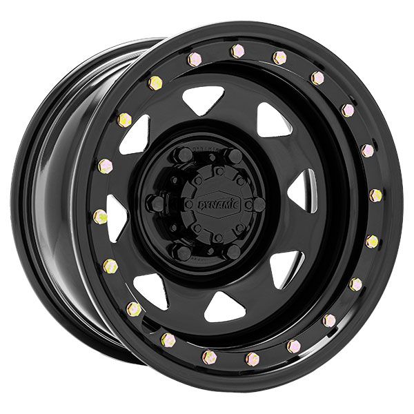 Dynamic Steel Simulated Beadlock Sunraysia Black