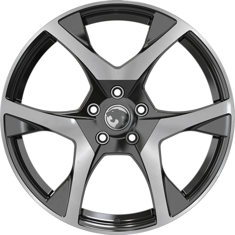Panthera VF-8 Black Machined Face Wheels — wheel product image