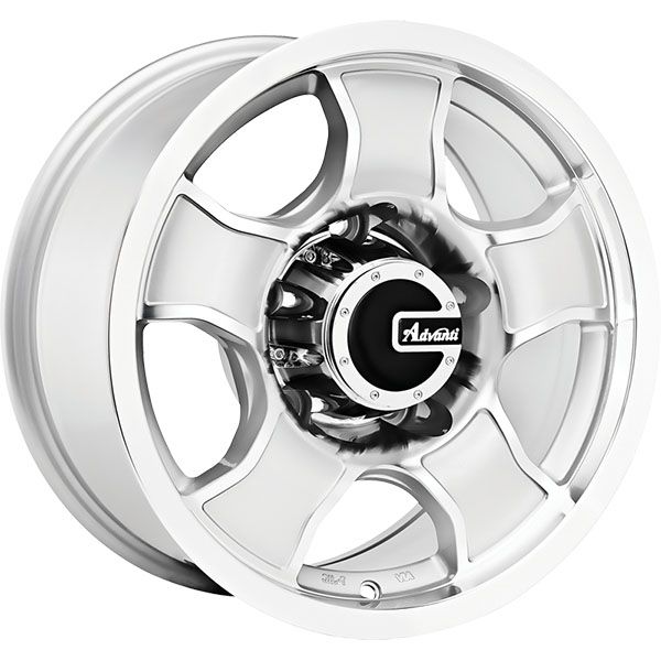 Advanti Racing Punch Silver wheel