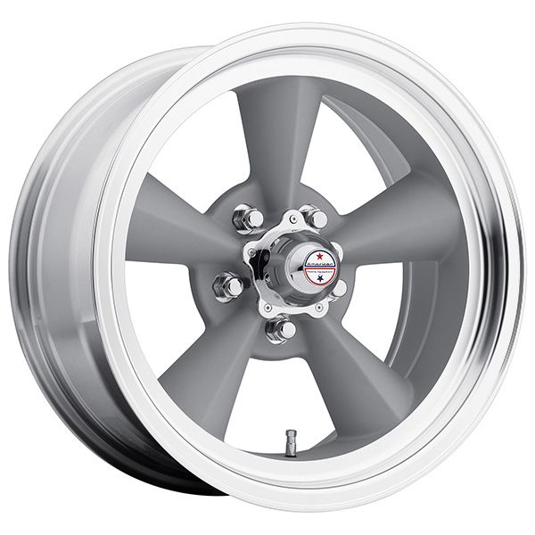 American Racing TTO VN309 Vintage Silver w/machined lip wheel