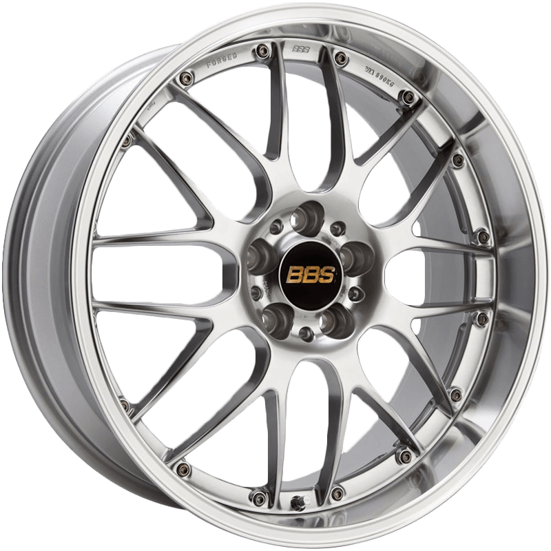 BBS RS-GT Diamond Silver Clear Polish Wheels