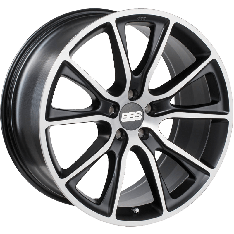 BBS SV Satin Black Diamond-Cut Wheels