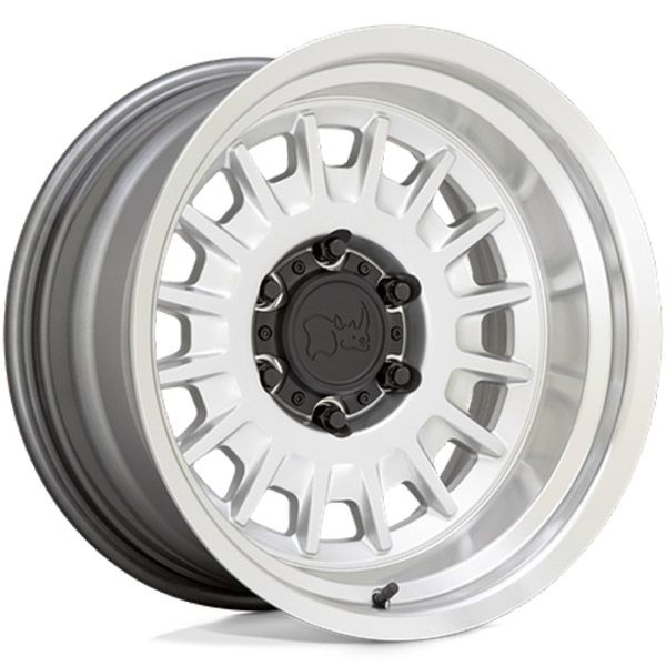 Black Rhino Aliso Gloss Silver wheel