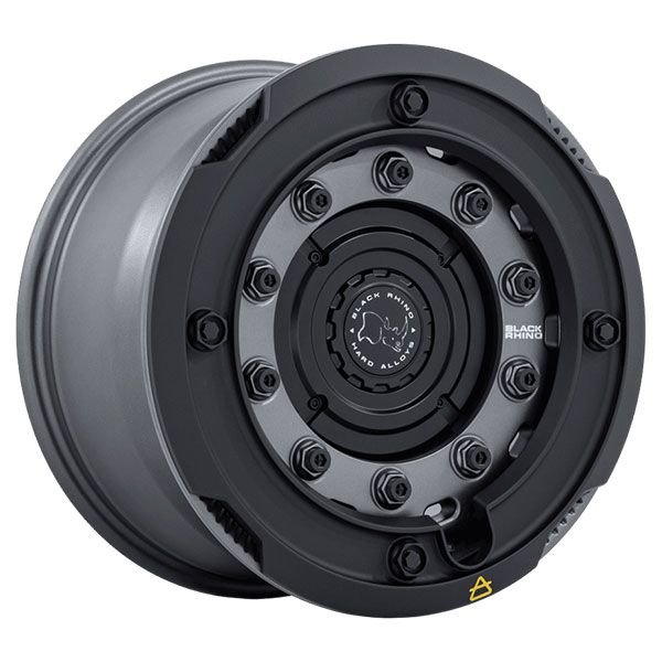 Black Rhino Arx Gunblack with Matte Black Ring wheel