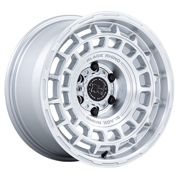 Black Rhino AWOL Silver with Machined Face wheel