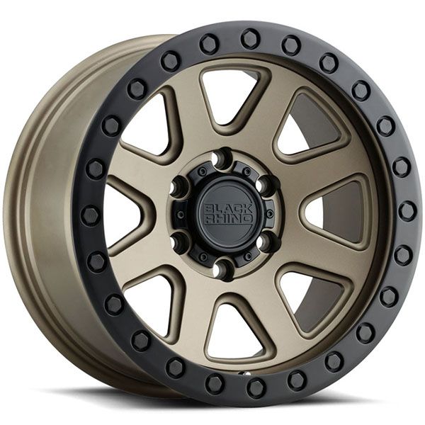 Black Rhino Baker Matte Bronze with Black Ring wheel